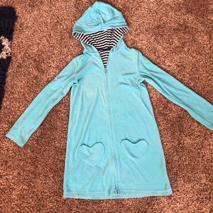 Lands End beach cover up girls 7-8